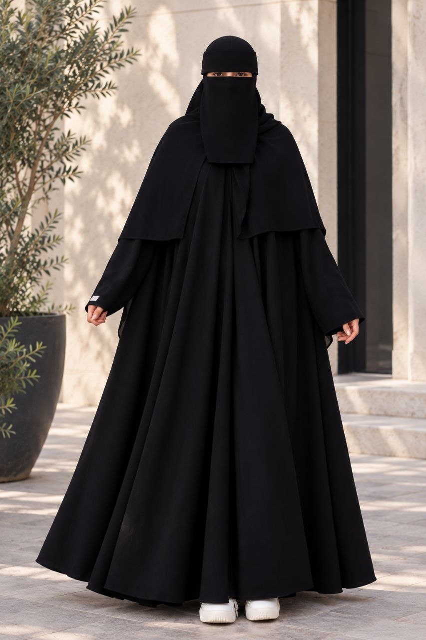 باقة الوقار (حجاب+خمار +نقاب )