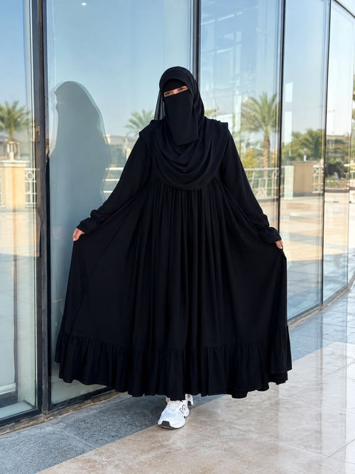 الباقة الفاخرة حجاب+نقاب +غشوه